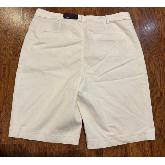 NYDJ Women's White Bermuda Shorts - Picture 2 of 11